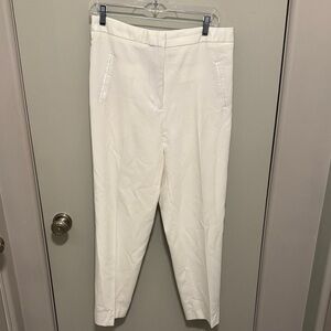 Zara White Women's Trousers